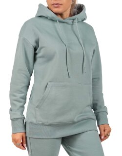 Reichstadt relaxed fit Hoodie Damen Marken-Stick Grey L -...