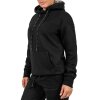 Reichstadt Relaxed Fit Hoodie Damen Marken-Stick 23RSW038 Black XL