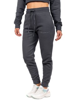 Reichstadt slim fit Jogginghose Damen Marken-Stick 23RSW039 Anthracite 4XL