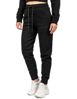 Reichstadt slim fit Jogginghose Damen Marken-Stick Black XL - 23RSW039