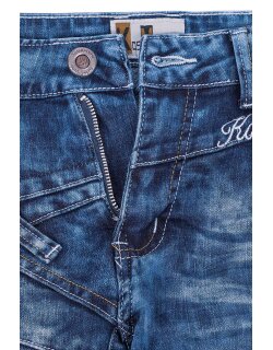 Kosmo Lupo Regular Fit Jeans Herren Stonewashed  KM130 Blue W31/L32