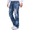 Kosmo Lupo Regular Fit Jeans Herren Stonewashed  KM130 Blue W31/L32