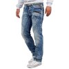 Cipo & Baxx Regular Fit Jeans Herren Stonewashed C1150 Blue W34/L32