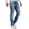 Cipo & Baxx Regular Fit Jeans Herren Stonewashed C1150 Blue W38/L32