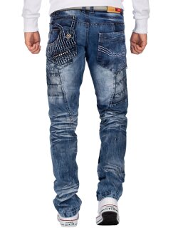 Kosmo Lupo Herren Jeans KM020 W32/L32