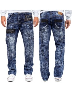 Kosmo Lupo Regular Fit Jeans Stonewashed  KM012